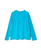 【ゴースローキャラバン/go slow caravan】のle colis/ルコリ カラーフライス後ろロゴTEE (WOMENS) 人気、トレンドファッション・服の通販 founy(ファニー) ファッション Fashion レディースファッション Fashion for Women なめらか Smooth, Silky Texture シンプル Simple, Minimal スタンダード Standard, Basic デニム Denim, Jeans Material トレンド Trend, Trending Now ラウンド Round, Round Neck thumbnail ブルー|ID: prp329100004819441 ipo3291000000035017020