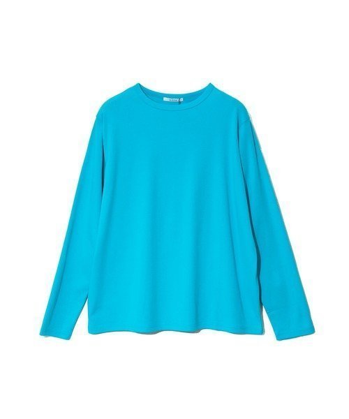 【ゴースローキャラバン/go slow caravan】のle colis/ルコリ カラーフライス後ろロゴTEE (WOMENS) インテリア・キッズ・メンズ・レディースファッション・服の通販 founy(ファニー) 　ファッション　Fashion　レディースファッション　Fashion for Women　なめらか　Smooth, Silky Texture　シンプル　Simple, Minimal　スタンダード　Standard, Basic　デニム　Denim, Jeans Material　トレンド　Trend, Trending Now　ラウンド　Round, Round Neck　ブルー|ID: prp329100004819441 ipo3291000000035017020