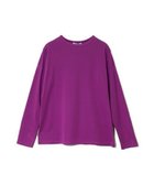 【ゴースローキャラバン/go slow caravan】のle colis/ルコリ カラーフライス後ろロゴTEE (WOMENS) 人気、トレンドファッション・服の通販 founy(ファニー) ファッション Fashion レディースファッション Fashion for Women なめらか Smooth, Silky Texture シンプル Simple, Minimal スタンダード Standard, Basic デニム Denim, Jeans Material トレンド Trend, Trending Now ラウンド Round, Round Neck thumbnail パープル|ID: prp329100004819441 ipo3291000000035017021