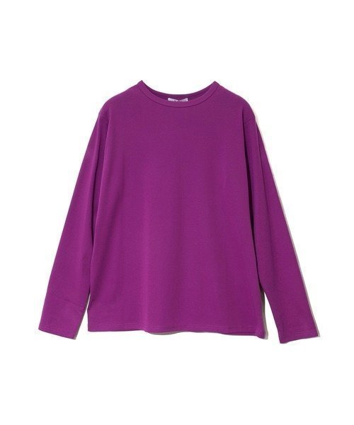 【ゴースローキャラバン/go slow caravan】のle colis/ルコリ カラーフライス後ろロゴTEE (WOMENS) インテリア・キッズ・メンズ・レディースファッション・服の通販 founy(ファニー) 　ファッション　Fashion　レディースファッション　Fashion for Women　なめらか　Smooth, Silky Texture　シンプル　Simple, Minimal　スタンダード　Standard, Basic　デニム　Denim, Jeans Material　トレンド　Trend, Trending Now　ラウンド　Round, Round Neck　パープル|ID: prp329100004819441 ipo3291000000035017021