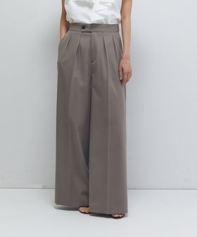 【プルミエ アロンディスモン/1er Arrondissement / MEN】のTWドスキンワイドトラウザー 人気、トレンドファッション・服の通販 founy(ファニー) ファッション Fashion メンズファッション Fashion for Men なめらか Smooth, Silky Texture マニッシュ Mannish, Boyish エレガント 上品 Elegant 秋 Autumn |ID:prp329100004819460