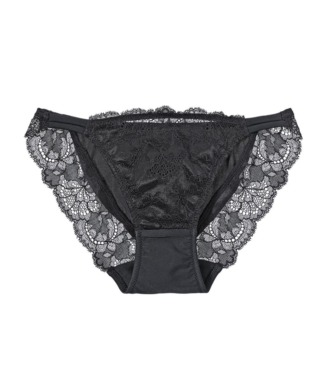 【ピーチジョン/PEACH JOHN】の【レースでラインが響きにくい,肌触りふんわりショーツ】ナイスバディショーツ インテリア・キッズ・メンズ・レディースファッション・服の通販 founy(ファニー) 　ファッション　Fashion　レディースファッション　Fashion for Women　サテン　Satin, Glossy Fabric　ショーツ　Shorts, Short Pants　ストリング　String, Drawstring　ストレッチ　Stretch, Stretchy Fabric　フェミニン　Feminine, Girly　フロント　Front, Front Design　レース　Lace, Lace Fabric　定番　Standard, Basic Item　ブラック|ID: prp329100004819461 ipo3291000000035017242