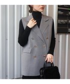 【ルクールブラン/le.coeur blanc】の《手洗い可能》TORRAZZO DONNAミラノリブニットベスト グレー|ID: prp329100004819466 ipo3291000000035017293