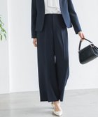 【ロートレ アモン/LAUTRE AMONT】の【WEB限定 13号】トリクシオンワイドパンツ≪セットアップ対応/手洗い可能≫ ネイビー|ID: prp329100004819477 ipo3291000000035017413