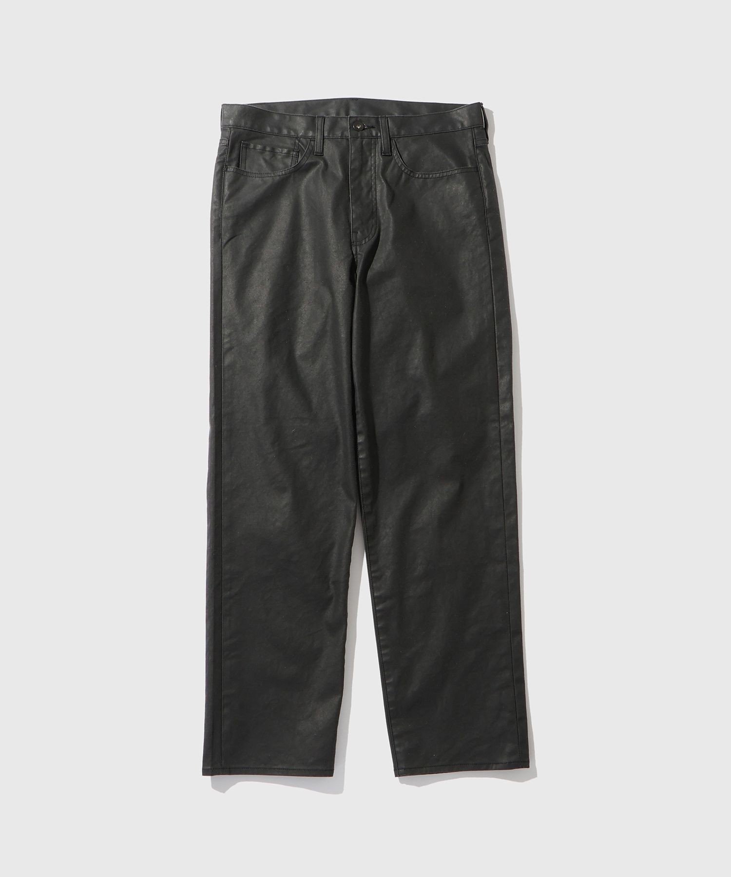 【アダム エ ロペ/ADAM ET ROPE'】のISKO コーティングデニム リラックス テーパード 5ポケット インテリア・キッズ・メンズ・レディースファッション・服の通販 founy(ファニー) 　ファッション　Fashion　レディースファッション　Fashion for Women　コーティング　Coating, Coated Finish　シューズ　Shoes, Footwear　ジャケット　Jacket, Outerwear　ストレッチ　Stretch, Stretchy Fabric　ストレート　Straight, Straight Cut　スニーカー　Sneakers, Trainers　スラックス　Slacks, Dress Pants　セットアップ　Set-Up, Coordinated Outfit　テーパード　Tapered, Tapered Pants　デニム　Denim, Jeans Material　定番　Standard, Basic Item　ポケット　Pocket, Pocket Detail　リラックス　Relax, Relaxed Fit　ワーク　Workwear, Utility Style　おすすめ　Recommended / Our Picks　ブラック(01)|ID: prp329100004819485 ipo3291000000035017479