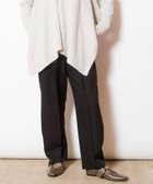 【オズモーシス/OSMOSIS】のピンタックカーブパンツ 人気、トレンドファッション・服の通販 founy(ファニー) ファッション Fashion レディースファッション Fashion for Women パンツ Pants & Trousers インナー Innerwear ツイル Twist, Twisted Detail ルーズ Loose, Oversized 再入荷 Restock / Back in Stock A/W・秋冬 Autumn/Winter thumbnail BLACK|ID: prp329100004819486 ipo3291000000035017488