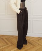 【アダム エ ロペ/ADAM ET ROPE'】の【EMOELLE】へリンボーンワイドパンツ 人気、トレンドファッション・服の通販 founy(ファニー) ファッション Fashion レディースファッション Fashion for Women パンツ Pants & Trousers コンパクト Compact, Small Size ショート Short, Short Length スラックス Slacks, Dress Pants フロント Front, Front Design ポケット Pocket, Pocket Detail マニッシュ Mannish, Boyish ワイド Wide, Wide Fit A/W・秋冬 Autumn/Winter 2026年 2026 thumbnail ダークブラウン系(21)|ID: prp329100004819488 ipo3291000000035017510