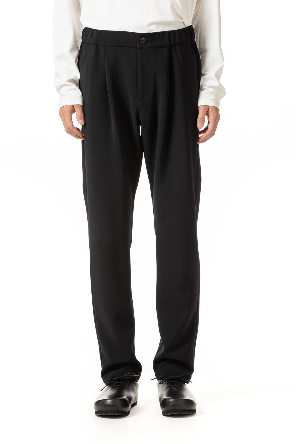 【アタッチメント/ATTACHMENT / MEN】のポリエステルストレッチダブルクロス レギュラーフィットパンツ インテリア・キッズ・メンズ・レディースファッション・服の通販 founy(ファニー) 　ファッション　Fashion　メンズファッション　Fashion for Men　ボトムス　Bottoms　ストレッチ　Stretch, Stretchy Fabric　スピンドル　Spindle, Drawcord　エレガント 上品　Elegant　定番　Standard, Basic Item　BLACK|ID: prp329100004819491 ipo3291000000035017581