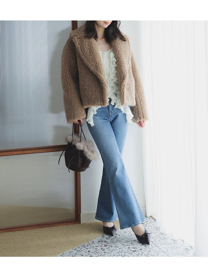 【スナイデル/SNIDEL】の【STYLEUPPANTS】ハイウエストフレア インテリア・キッズ・メンズ・レディースファッション・服の通販 founy(ファニー) 　ファッション　Fashion　レディースファッション　Fashion for Women　パンツ　Pants & Trousers　インディゴ　Indigo Denim　ウェーブ　Wavy Pattern　ウォッシュ　Washed Finish　クラシック　Classic, Timeless Style　コーデュロイ　Corduroy, Cord Fabric　ストレッチ　Stretch, Stretchy Fabric　スマート　Smart, Elegant　デニム　Denim, Jeans Material　定番　Standard, Basic Item　人気　Popular, Best Seller　フィット　Fit, Slim Fit　フレア　Flare, Flared　フロント　Front, Front Design　ポケット　Pocket, Pocket Detail　おすすめ　Recommended / Our Picks　BLU[086]|ID: prp329100004819520 ipo3291000000035017972