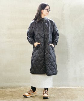 【ブルーコムブルー/BLEU COMME BLEU】のタイオン ミリタリー オーバーサイズクルーネック ダウンコート 人気、トレンドファッション・服の通販 founy(ファニー) ファッション Fashion レディースファッション Fashion for Women アウター Coat / Outerwear Collection コート・ロングコート・ピーコート Long Coats, Peacoats & More ダウンジャケット・軽量ダウン Warm & Lightweight Down Jackets コンパクト Compact, Small Size 軽量 Lightweight, Ultra Light スリット Slit, Slit Detail ダウン Down, Puffer ボトム Bottoms, Lower Wear ポケット Pocket, Pocket Detail ミリタリー Military, Army Style 旅行 Travel |ID:prp329100004819536