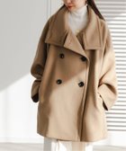 【ノーブル / スピック&スパン/NOBLE / Spick & Span】の《追加》スタンドカラーオーバーコート キャメル|ID: prp329100004819544 ipo3291000000035070723