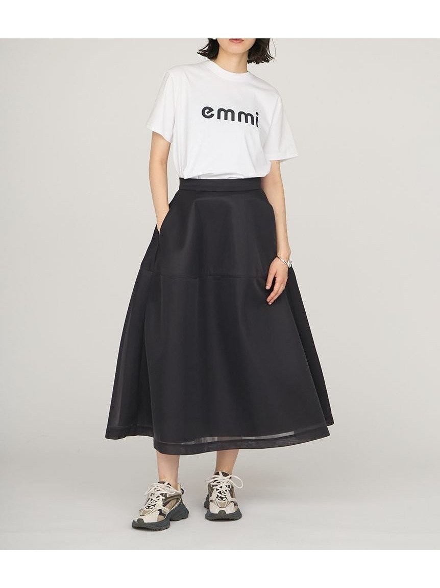 【エミ/emmi】のシアーダンボールスカート インテリア・キッズ・メンズ・レディースファッション・服の通販 founy(ファニー) 　ファッション　Fashion　レディースファッション　Fashion for Women　スカート　Skirts　おすすめ　Recommended / Our Picks　シアー　Sheer, See-Through　スマート　Smart, Elegant　セットアップ　Set-Up, Coordinated Outfit　ポケット　Pocket, Pocket Detail　DGRY[008]|ID: prp329100004819558 ipo3291000000035018345