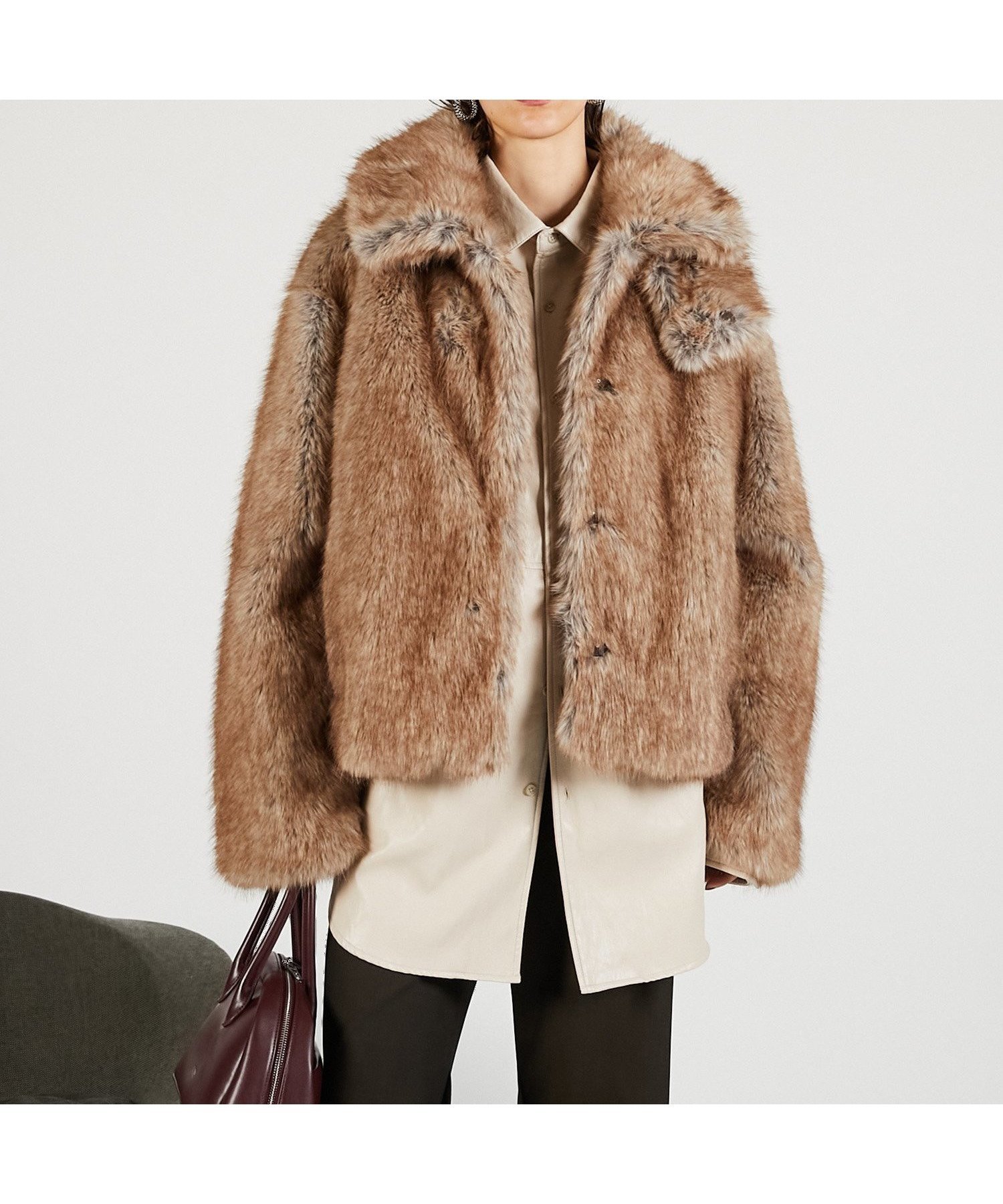 【プランク プロジェクト/PRANK PROJECT】のフェイクファーショートコート インテリア・キッズ・メンズ・レディースファッション・服の通販 founy(ファニー) ファッション Fashion レディースファッション Fashion for Women アウター Coat / Outerwear Collection コート・ロングコート・ピーコート Long Coats, Peacoats & More ショート Short, Short Length トレンド Trend, Trending Now ハイネック High Neck, Mock Neck フェイクファー Faux Fur, Imitation Fur 今季 This Season, Current Season BRN|ID: prp329100004819563 ipo3291000000035018435