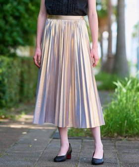 【ドレステリア/DRESSTERIOR】の【洗える/ストレッチ性/オンオフ】箔プリントプリーツスカート 人気、トレンドファッション・服の通販 founy(ファニー) ファッション Fashion レディースファッション Fashion for Women スカート Skirts プリーツスカート / 上品フェミニンスタイル Pleated Skirts エレガント 上品 Elegant 洗える Machine Washable サテン Satin, Glossy Fabric ストレッチ Stretch, Stretchy Fabric スマート Smart, Elegant プリーツ Pleats, Pleated プレート Plate, Dish ボンディング Bonding, Bonded Fabric ラッセル Raschel, Raschel Lace |ID:prp329100004819567