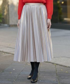 【ドレステリア/DRESSTERIOR】の【洗える/ストレッチ性/オンオフ】箔プリントプリーツスカート 人気、トレンドファッション・服の通販 founy(ファニー) ファッション Fashion レディースファッション Fashion for Women スカート Skirts プリーツスカート / 上品フェミニンスタイル Pleated Skirts エレガント 上品 Elegant 洗える Machine Washable サテン Satin, Glossy Fabric ストレッチ Stretch, Stretchy Fabric スマート Smart, Elegant プリーツ Pleats, Pleated プレート Plate, Dish ボンディング Bonding, Bonded Fabric ラッセル Raschel, Raschel Lace |ID:prp329100004819567