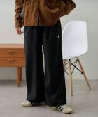 【チャオパニックティピー/CIAOPANIC TYPY】の【3サイズ展開】【GEVACO】ウールライクイージーパンツ 人気、トレンドファッション・服の通販 founy(ファニー) ファッション Fashion レディースファッション Fashion for Women パンツ Pants & Trousers 洗える Machine Washable シンプル Simple, Minimal ジャケット Jacket, Outerwear スウェット / スエット Sweatshirt, Sweatwear ストレート Straight, Straight Cut スニーカー Sneakers, Trainers ドローコード Drawcord, Drawstring Cord パッチ Patch, Appliqué パーカー Hoodie, Parka ポケット Pocket, Pocket Detail ワーク Workwear, Utility Style おすすめ Recommended / Our Picks エレガント 上品 Elegant thumbnail ブラック|ID: prp329100004819583 ipo3291000000035018619