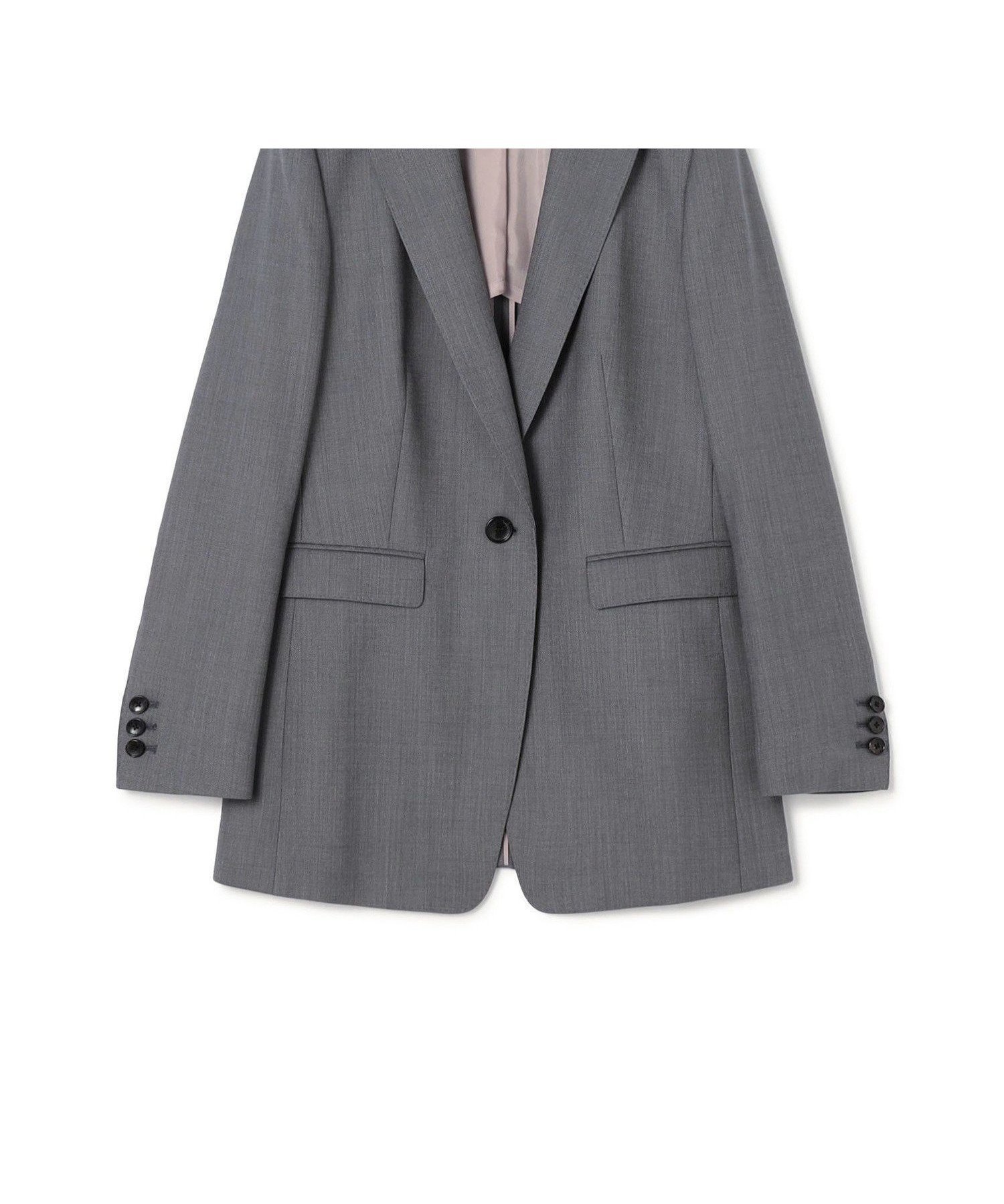 【トゥモローランド/TOMORROWLAND】のウーステッドカルゼ 1Bテーラードジャケット インテリア・キッズ・メンズ・レディースファッション・服の通販 founy(ファニー) ファッション Fashion レディースファッション Fashion for Women アウター Coat / Outerwear Collection レディースジャケット・軽アウター Jackets テーラードジャケット / 通勤・きれいめスタイル Tailored Jackets & Blazers シェイプ Shape, Slim Fit ジャケット Jacket, Outerwear ストレッチ Stretch, Stretchy Fabric スリム Slim, Slim Fit セットアップ Set-Up, Coordinated Outfit フロント Front, Front Design マニッシュ Mannish, Boyish メランジ Melange, Mixed Yarn 16 グレー|ID: prp329100004819590 ipo3291000000035018665