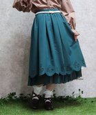 【アクシーズファム/axes femme】のスカラップ*カットワークスカート 人気、トレンドファッション・服の通販 founy(ファニー) ファッション Fashion レディースファッション Fashion for Women スカート Skirts おすすめ Recommended / Our Picks カッティング Cutting Detail ガーリー Girly, Feminine Style シフォン Chiffon, Lightweight Fabric スカラップ Scallop, Scalloped Edge パール Pearl, Pearl Accent フリル Frill, Ruffle リボン Ribbon, Bow レース Lace, Lace Fabric ワンポイント One Point, Statement Accent thumbnail Dグリーン|ID: prp329100004819616 ipo3291000000035019102