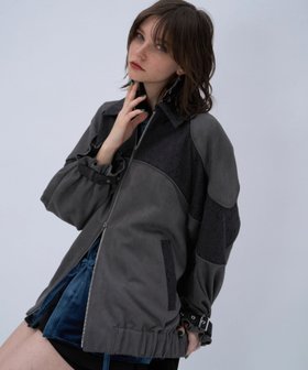 【ハレ/HARE】のアソートジャガードキリカエブルゾン 人気、トレンドファッション・服の通販 founy(ファニー) ファッション Fashion レディースファッション Fashion for Women アウター Coat / Outerwear Collection ブルゾンジャケット・スポーティアウター Blouson Jackets おすすめ Recommended / Our Picks ウェーブ Wavy Pattern クール Cool, Chic ストレート Straight, Straight Cut デニム Denim, Jeans Material バルーン Balloon, Balloon Silhouette フェイクレザー Faux Leather, PU Leather ブルゾン Blouson, Bomber Jacket ミドル Middle Length, Mid Height ロング Long, Long-Length ワイド Wide, Wide Fit 無地 Plain, Solid Color |ID:prp329100004819626