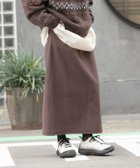 【アーバンリサーチ ドアーズ/URBAN RESEARCH DOORS】のウォームドジャージスカート 人気、トレンドファッション・服の通販 founy(ファニー) ファッション Fashion レディースファッション Fashion for Women スカート Skirts 2025年 2025 2025-2026秋冬・A/W Autumn/Winter 2025–26 AW25–26 冬 Winter / This Winter おすすめ Recommended / Our Picks ストレッチ Stretch, Stretchy Fabric ストレート Straight, Straight Cut スリット Slit, Slit Detail セットアップ Set-Up, Coordinated Outfit A/W・秋冬 Autumn/Winter thumbnail ブラウン|ID: prp329100004819627 ipo3291000000035019265