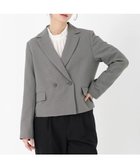 【ストロベリーフィールズ/STRAWBERRY FIELDS】のテーラードジャケット ミディアムグレー|ID: prp329100004819628 ipo3291000000035019267