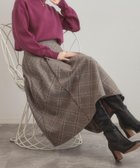 【クチュール ブローチ/Couture Brooch】の【通勤・大人可愛い】TRチェックスカート 人気、トレンドファッション・服の通販 founy(ファニー) ファッション Fashion レディースファッション Fashion for Women スカート Skirts 2025年 2025 2025-2026秋冬・A/W Autumn/Winter 2025–26 AW25–26 おすすめ Recommended / Our Picks クラシカル Classical, Vintage-Inspired スマート Smart, Elegant チェック Check, Plaid, Tartan バイアス Bias, Diagonal Cut フレア Flare, Flared ポケット Pocket, Pocket Detail エレガント 上品 Elegant 無地 Plain, Solid Color ビジネス 仕事 通勤 Business / Work / Commuting thumbnail ブラウン|ID: prp329100004819635 ipo3291000000035019321
