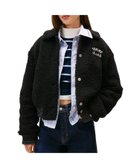 【トミーヒルフィガー/TOMMY HILFIGER】のテディボンバージャケット 人気、トレンドファッション・服の通販 founy(ファニー) ファッション Fashion レディースファッション Fashion for Women アウター Coat / Outerwear Collection レディースジャケット・軽アウター Jackets アメリカン American Style クラシック Classic, Timeless Style ゴルフ Golf デニム Denim, Jeans Material ミックス Mix, Mixed Style メランジ Melange, Mixed Yarn モダン Modern, Contemporary 人気 Popular, Best Seller thumbnail ブラックBDS|ID: prp329100004819636 ipo3291000000035019327