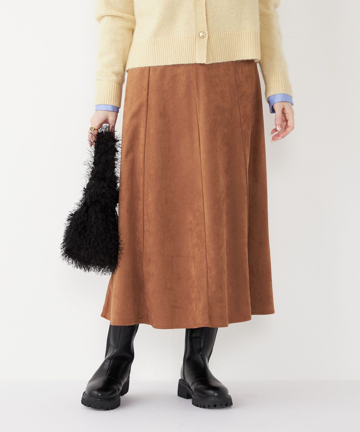 【シップス フォー ウィメン/SHIPS】のSHIPS Colors 手洗い可能 フェイクスエード(ポリエステル)フレアスカート インテリア・キッズ・メンズ・レディースファッション・服の通販 founy(ファニー) ファッション Fashion レディースファッション Fashion for Women スカート Skirts Aライン・フレアスカート A-Line & Flared Skirts 今季 This Season, Current Season シンプル Simple, Minimal タイツ Tights, Legwear バランス Balance, Style Balance フレア Flare, Flared メンズ Men's, Menswear A/W・秋冬 Autumn/Winter アウトレット Outlet / Clearance おすすめ Recommended / Our Picks エレガント 上品 Elegant ビジネス 仕事 通勤 Business / Work / Commuting 2025年 2025 2025-2026秋冬・A/W Autumn/Winter 2025–26 AW25–26 キャメル|ID: prp329100004819638 ipo3291000000035019363