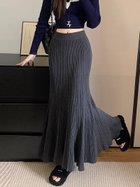 【ドゥーベル/Doux Belle】のニット調プリーツロングスカート レディース スカート 人気、トレンドファッション・服の通販 founy(ファニー) ファッション Fashion レディースファッション Fashion for Women スカート Skirts ロングスカート Long Skirts / Maxi & Midi Skirts シンプル Simple, Minimal プリーツ Pleats, Pleated ロング Long, Long-Length 冬 Winter / This Winter 春 Spring 秋 Autumn A/W・秋冬 Autumn/Winter thumbnail ダークグレー|ID: prp329100004819646 ipo3291000000035019495