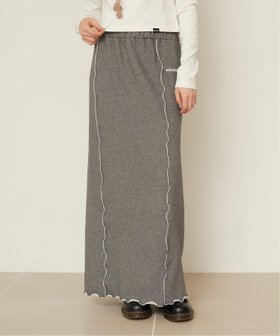【ミルクフェド/MILKFED.】のLETTUCE EDGE SWEAT SKIRT MILKFED. 人気、トレンドファッション・服の通販 founy(ファニー) ファッション Fashion レディースファッション Fashion for Women スカート Skirts おすすめ Recommended / Our Picks スウェット / スエット Sweatshirt, Sweatwear スリット Slit, Slit Detail セットアップ Set-Up, Coordinated Outfit トレンド Trend, Trending Now ペプラム Peplum, Flared Hem ロング Long, Long-Length |ID:prp329100004819648