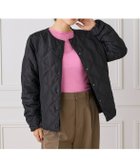 【イッツインターナショナル/I.T.'S. international】のクルーネックダウンジャケット《TAIONコラボレーション》 人気、トレンドファッション・服の通販 founy(ファニー) ファッション Fashion レディースファッション Fashion for Women アウター Coat / Outerwear Collection レディースジャケット・軽アウター Jackets インナー Innerwear キルト Quilt, Quilted Fabric シンプル Simple, Minimal ジャケット Jacket, Outerwear スマート Smart, Elegant ダウン Down, Puffer 定番 Standard, Basic Item ファブリック Fabric, Textile ポケット Pocket, Pocket Detail エレガント 上品 Elegant thumbnail ブラック|ID: prp329100004819650 ipo3291000000035019534