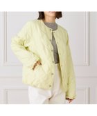 【イッツインターナショナル/I.T.'S. international】のクルーネックダウンジャケット《TAIONコラボレーション》 人気、トレンドファッション・服の通販 founy(ファニー) ファッション Fashion レディースファッション Fashion for Women アウター Coat / Outerwear Collection レディースジャケット・軽アウター Jackets インナー Innerwear キルト Quilt, Quilted Fabric シンプル Simple, Minimal ジャケット Jacket, Outerwear スマート Smart, Elegant ダウン Down, Puffer 定番 Standard, Basic Item ファブリック Fabric, Textile ポケット Pocket, Pocket Detail エレガント 上品 Elegant thumbnail イエロー|ID: prp329100004819650 ipo3291000000035019537