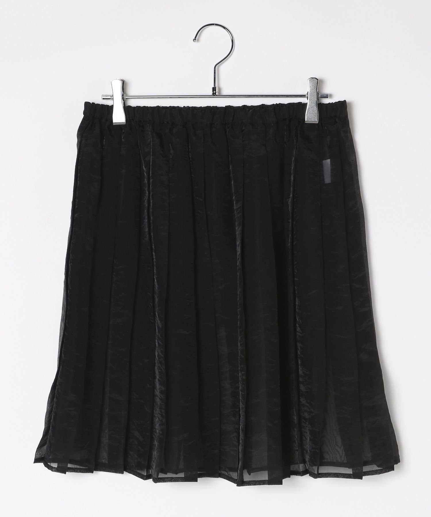 【レプシィム ローリーズファーム/LEPSIM LOWRYS FARM】のプリーツレイヤードスカート インテリア・キッズ・メンズ・レディースファッション・服の通販 founy(ファニー) 　ファッション　Fashion　レディースファッション　Fashion for Women　スカート　Skirts　おすすめ　Recommended / Our Picks　シアー　Sheer, See-Through　ビッグ　Big, Oversized　プリーツ　Pleats, Pleated　ブラック09|ID: prp329100004819653 ipo3291000000035019567