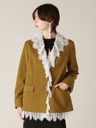 【リリーブラウン/Lily Brown】の2wayヴィンテージライクレースジャケット 人気、トレンドファッション・服の通販 founy(ファニー) ファッション Fashion レディースファッション Fashion for Women アウター Coat / Outerwear Collection レディースジャケット・軽アウター Jackets おすすめ Recommended / Our Picks シンプル Simple, Minimal ジャケット Jacket, Outerwear スマート Smart, Elegant ダウン Down, Puffer デニム Denim, Jeans Material フェミニン Feminine, Girly レース Lace, Lace Fabric thumbnail OLV[027]|ID: prp329100004819655 ipo3291000000035019575