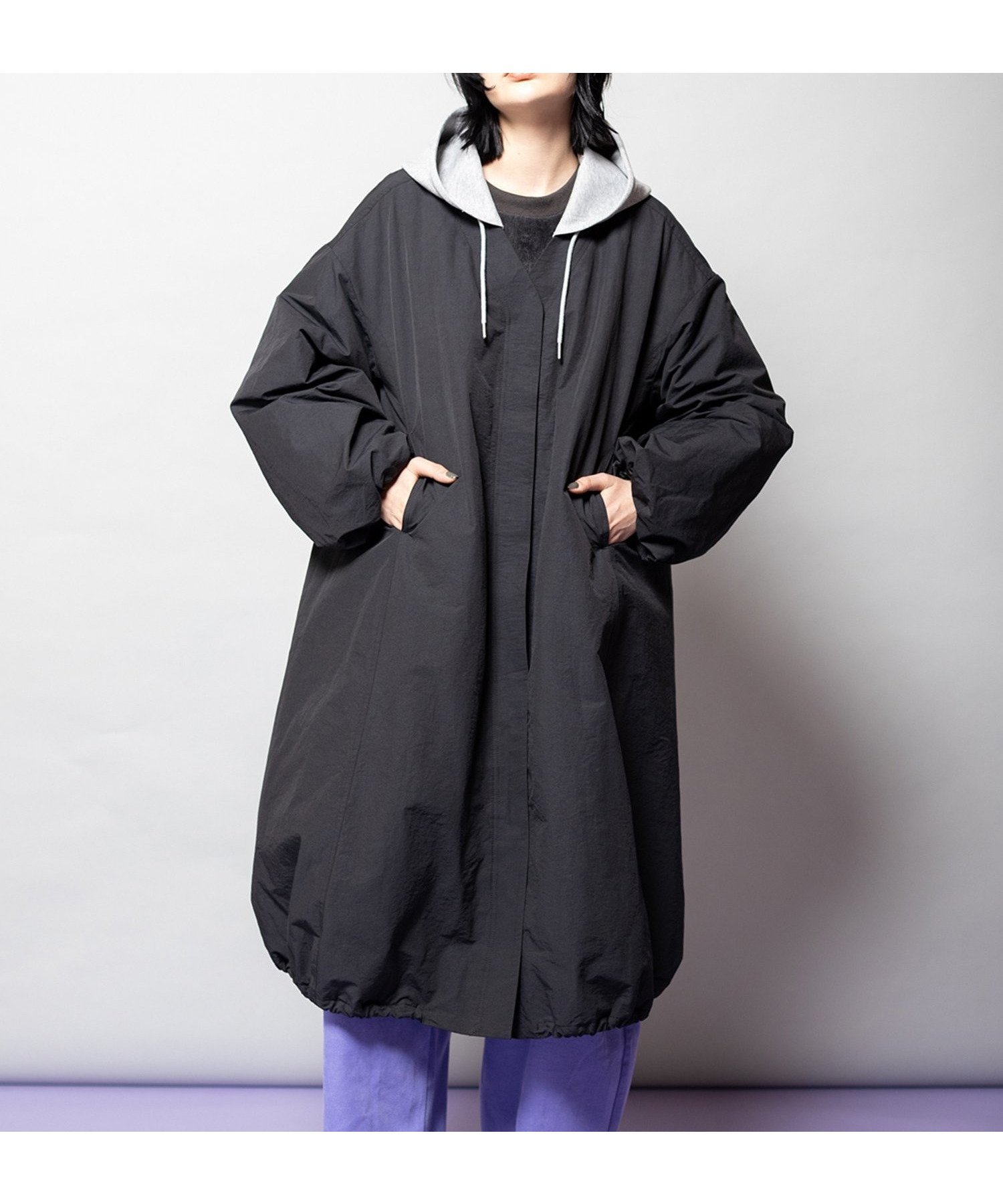 【オズモーシス/OSMOSIS】のフーデッドバルーンコート インテリア・キッズ・メンズ・レディースファッション・服の通販 founy(ファニー) ファッション Fashion レディースファッション Fashion for Women アウター Coat / Outerwear Collection コート・ロングコート・ピーコート Long Coats, Peacoats & More キルティング Quilted, Quilting バルーン Balloon, Balloon Silhouette フロント Front, Front Design ポケット Pocket, Pocket Detail 再入荷 Restock / Back in Stock A/W・秋冬 Autumn/Winter BLACK|ID: prp329100004819663 ipo3291000000035019670