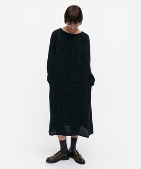 【マリメッコ/marimekko】のTyvari Piirto Unikko ワンピース 人気、トレンドファッション・服の通販 founy(ファニー) ファッション Fashion レディースファッション Fashion for Women ワンピース Dresses スタイリッシュ Stylish, Fashionable フィット Fit, Slim Fit フラワー Flower, Floral プリント Print, Printed Pattern モダン Modern, Contemporary モチーフ Motif, Design Theme リラックス Relax, Relaxed Fit 長袖 Long Sleeve, Full Sleeve |ID:prp329100004819665