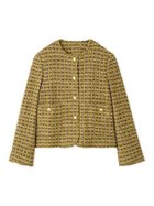 【ミラオーウェン/Mila Owen】の金釦パッチポケットコンパクトツィードジャケット 人気、トレンドファッション・服の通販 founy(ファニー) ファッション Fashion レディースファッション Fashion for Women アウター Coat / Outerwear Collection レディースジャケット・軽アウター Jackets エレガント 上品 Elegant コンパクト Compact, Small Size ジャケット Jacket, Outerwear スパンコール Sequins, Sequin Embellishment スマート Smart, Elegant ツイード／ツィード Choker, Choker Necklace ツイード Twill, Twill Weave 定番 Standard, Basic Item 人気 Popular, Best Seller バランス Balance, Style Balance パッチ Patch, Appliqué モノトーン Monotone, Black and White thumbnail YEL[032]|ID: prp329100004819677 ipo3291000000035019831