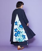 【アミナコレクション/Amina Collection】の【カヤ】花版画八掛ワンピース 人気、トレンドファッション・服の通販 founy(ファニー) ファッション Fashion レディースファッション Fashion for Women ワンピース Dresses モチーフ Motif, Design Theme ロング Long, Long-Length thumbnail ネイビー|ID: prp329100004819728 ipo3291000000035020582