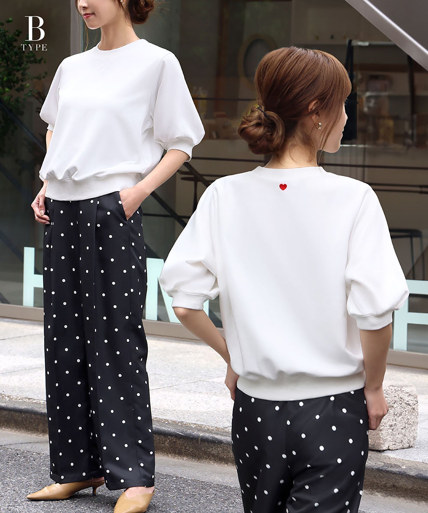 【ガール/GIRL】の【選べる袖丈】ワンポイントハート刺繍 スウェット トレーナー プルオーバー インテリア・キッズ・メンズ・レディースファッション・服の通販 founy(ファニー) 　ファッション　Fashion　レディースファッション　Fashion for Women　トップス・カットソー　Cut & Sew Tops　レディースパーカー・カジュアルフーディー　Casual Hoodies & Sweatshirts　カジュアルプルオーバー・ニットトップス　Pullovers & Knit Tops / Casual Pullovers　スウェット・クルーネックトップス　Sweatshirts & Crewnecks / Relaxed Fit Sweat Tops　洗える　Machine Washable　シンプル　Simple, Minimal　スウェット / スエット　Sweatshirt, Sweatwear　スリーブ　Sleeve, Long Sleeve / Short Sleeve　トレンド　Trend, Trending Now　トレーナー　Sweatshirt, Trainer　バランス　Balance, Style Balance　フロント　Front, Front Design　ブラウジング　Blouson Silhouette, Cinched Waist　半袖　Short Sleeve, Half Sleeve　ワンポイント　One Point, Statement Accent　再入荷　Restock / Back in Stock　夏　Summer　エレガント 上品　Elegant　OWH|ID: prp329100004819732 ipo3291000000035020717