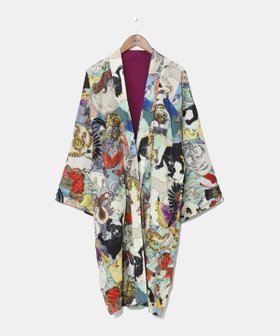 【アミナコレクション/Amina Collection】の【カヤ】浮世色メンズ羽織 人気、トレンドファッション・服の通販 founy(ファニー) ファッション Fashion レディースファッション Fashion for Women メンズ Men's, Menswear モチーフ Motif, Design Theme リバーシブル Reversible, Two-Sided 羽織 Haori, Light Jacket |ID:prp329100004819733