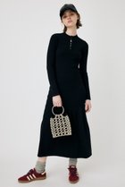 【マウジー/moussy】のFLARE HEM KNIT ドレス 人気、トレンドファッション・服の通販 founy(ファニー) ファッション Fashion レディースファッション Fashion for Women トップス・カットソー Cut & Sew Tops ニット Knit Tops & Sweaters ワンピース Dresses フォーマル・パーティードレス・結婚式用ドレス Elegant & Casual Dresses アシンメトリー Asymmetrical Style クラシカル Classical, Vintage-Inspired サテン Satin, Glossy Fabric ドレス Dress, One-Piece thumbnail BLK|ID: prp329100004819734 ipo3291000000035020725