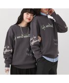 【グローバルワーク/GLOBAL WORK】のスウェットライクオテラクニット/ロゴ/581070 人気、トレンドファッション・服の通販 founy(ファニー) ファッション Fashion レディースファッション Fashion for Women トップス・カットソー Cut & Sew Tops ニット Knit Tops & Sweaters レディースパーカー・カジュアルフーディー Casual Hoodies & Sweatshirts スウェット・クルーネックトップス Sweatshirts & Crewnecks / Relaxed Fit Sweat Tops おすすめ Recommended / Our Picks シンプル Simple, Minimal ミラノリブ Milano Rib, Milano Stitch thumbnail チャコール*ラクガキ刺繍19|ID: prp329100004819736 ipo3291000000035020766