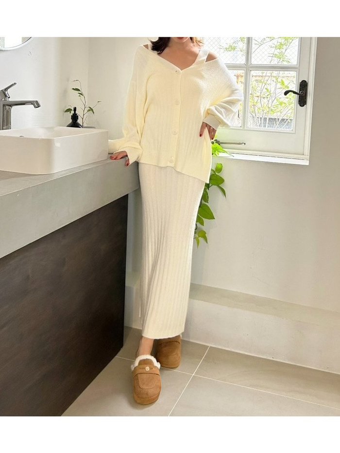 【スナイデル ホーム/SNIDEL HOME】の【Creamy Touch】ニットタンクワンピース インテリア・キッズ・メンズ・レディースファッション・服の通販 founy(ファニー) https://founy.com/ ファッション Fashion レディースファッション Fashion for Women ワンピース Dresses エレガント 上品 Elegant カーディガン Cardigan, Knitwear コンパクト Compact, Small Size スマート Smart, Elegant タンク Tank Top, Sleeveless Top デコルテ Décolleté, Neckline 定番 Standard, Basic Item なめらか Smooth, Silky Texture 人気 Popular, Best Seller ボーダー Border, Stripe リブニット Rib Knit, Ribbed Knit A/W・秋冬 Autumn/Winter おすすめ Recommended / Our Picks |ID: prp329100004819737 ipo3291000000035048973