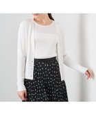 【アナイ/ANAYI】のアセテートポリエステルVネック カーディガン 人気、トレンドファッション・服の通販 founy(ファニー) ファッション Fashion レディースファッション Fashion for Women トップス・カットソー Cut & Sew Tops カーディガン・羽織り Layered Style Cardigans Vネックトップス V-Neck Tops / V-Cut Neckline Shirts アンサンブル Ensemble Set カーディガン Cardigan, Knitwear スクエア Square, Square Shape スマート Smart, Elegant 定番 Standard, Basic Item 人気 Popular, Best Seller ミラノリブ Milano Rib, Milano Stitch S/S・春夏 SS, Spring/Summer, Warm Season 再入荷 Restock / Back in Stock 夏 Summer ギフト プレゼント Gift / Present thumbnail white|ID: prp329100004819740 ipo3291000000035020796