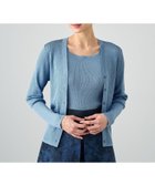 【アナイ/ANAYI】のアセテートポリエステルVネック カーディガン 人気、トレンドファッション・服の通販 founy(ファニー) ファッション Fashion レディースファッション Fashion for Women トップス・カットソー Cut & Sew Tops カーディガン・羽織り Layered Style Cardigans Vネックトップス V-Neck Tops / V-Cut Neckline Shirts アンサンブル Ensemble Set カーディガン Cardigan, Knitwear スクエア Square, Square Shape スマート Smart, Elegant 定番 Standard, Basic Item 人気 Popular, Best Seller ミラノリブ Milano Rib, Milano Stitch S/S・春夏 SS, Spring/Summer, Warm Season 再入荷 Restock / Back in Stock 夏 Summer ギフト プレゼント Gift / Present thumbnail blue|ID: prp329100004819740 ipo3291000000035020798