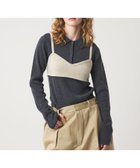 【ビューティ&ユース ユナイテッドアローズ/BEAUTY&YOUTH / UNITED ARROWS】の6(ROKU) ウールカシミヤ リブ ポロニット 人気、トレンドファッション・服の通販 founy(ファニー) ファッション Fashion レディースファッション Fashion for Women トップス・カットソー Cut & Sew Tops ニット Knit Tops & Sweaters なめらか Smooth, Silky Texture インナー Innerwear カーディガン Cardigan, Knitwear ショート Short, Short Length ジャケット Jacket, Outerwear thumbnail DK.GRAY|ID: prp329100004819745 ipo3291000000035020848
