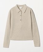 【ビューティ&ユース ユナイテッドアローズ/BEAUTY&YOUTH / UNITED ARROWS】の6(ROKU) ウールカシミヤ リブ ポロニット 人気、トレンドファッション・服の通販 founy(ファニー) ファッション Fashion レディースファッション Fashion for Women トップス・カットソー Cut & Sew Tops ニット Knit Tops & Sweaters なめらか Smooth, Silky Texture インナー Innerwear カーディガン Cardigan, Knitwear ショート Short, Short Length ジャケット Jacket, Outerwear thumbnail NATURAL|ID: prp329100004819745 ipo3291000000035020850