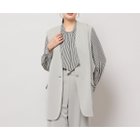【ピサーノ/PISANO】の【セットアップ対応】ショルダータック・ノーカラージレ 人気、トレンドファッション・服の通販 founy(ファニー) ファッション Fashion レディースファッション Fashion for Women アウター Coat / Outerwear Collection トップス・カットソー Cut & Sew Tops ベスト&ジレ / 重ね着スタイル Vests & Gilets インナー Innerwear セットアップ Set-Up, Coordinated Outfit デニム Denim, Jeans Material フェミニン Feminine, Girly フラップ Flap, Flap Pocket フロント Front, Front Design ボトム Bottoms, Lower Wear ポケット Pocket, Pocket Detail エレガント 上品 Elegant thumbnail グレー|ID: prp329100004819748 ipo3291000000035020873