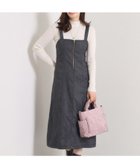 【イッツデモ/ITS' DEMO】の【手洗い可】デニム風ジャンスカ 人気、トレンドファッション・服の通販 founy(ファニー) ファッション Fashion レディースファッション Fashion for Women スマート Smart, Elegant チェック Check, Plaid, Tartan デニム Denim, Jeans Material フィット Fit, Slim Fit プリント Print, Printed Pattern ポケット Pocket, Pocket Detail 無地 Plain, Solid Color 再入荷 Restock / Back in Stock おすすめ Recommended / Our Picks エレガント 上品 Elegant thumbnail ブラック|ID: prp329100004819762 ipo3291000000035021214