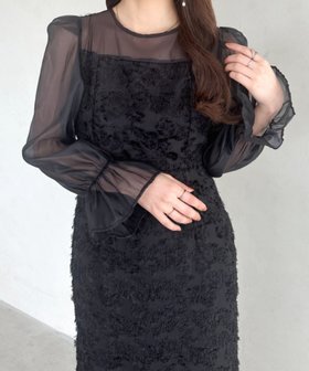 【アウトフィッター ラボ/Outfitter lab】のラウンドネックシアーロングワンピース ドレス 人気、トレンドファッション・服の通販 founy(ファニー) ファッション Fashion レディースファッション Fashion for Women ワンピース Dresses フォーマル・パーティードレス・結婚式用ドレス Elegant & Casual Dresses アクセサリー Fashion Accessories エレガント 上品 Elegant オケージョン Occasion Wear シアー Sheer, See-Through シューズ Shoes, Footwear ドレス Dress, One-Piece ロング Long, Long-Length 結婚式 Wedding |ID:prp329100004819770